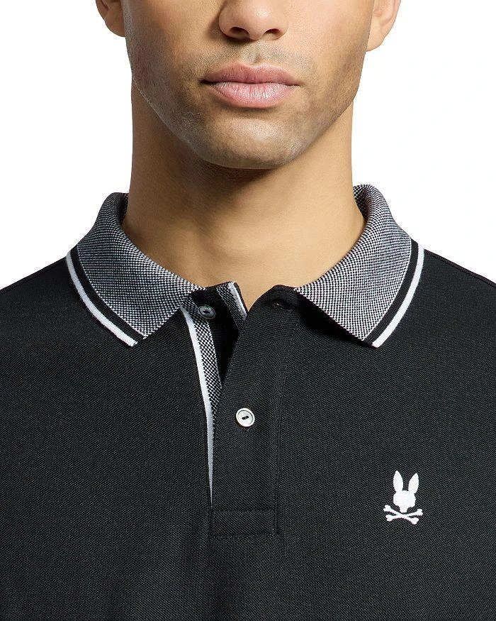 Psycho Bunny Evandale Regular Fit Oxford Collar Pique Polo 6