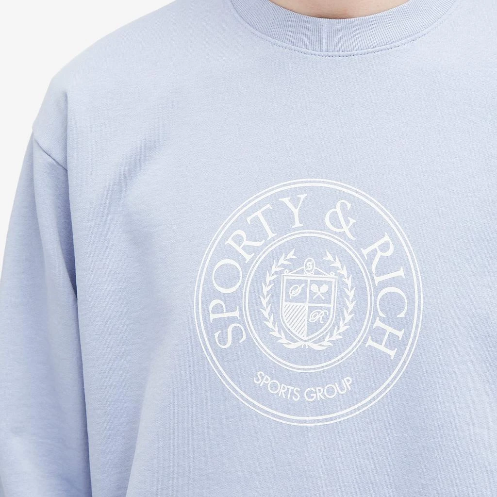 Sporty & Rich Sporty & Rich Conneticut Crest Crew Sweat 5
