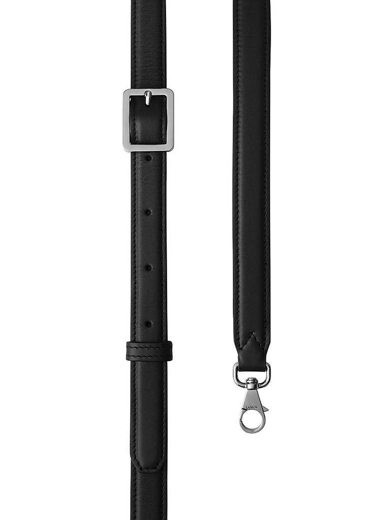 Lanvin Compagnon Asymmetrical Leather Clutch Bag 7