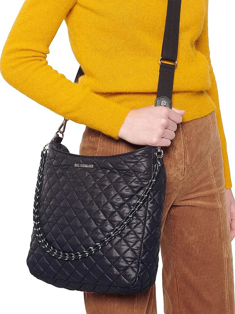 MZ Wallace Crosby Quilted Hobo Bag 5