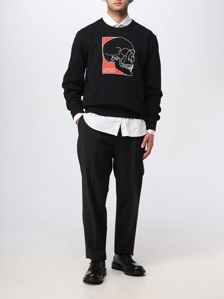 ALEXANDER MCQUEEN Alexander McQueen cotton sweatshirt with Skull print 2