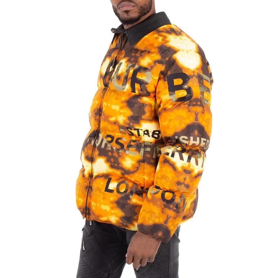 Leather Collar Camouflage Print Puffer Jacket – On Sale Now with