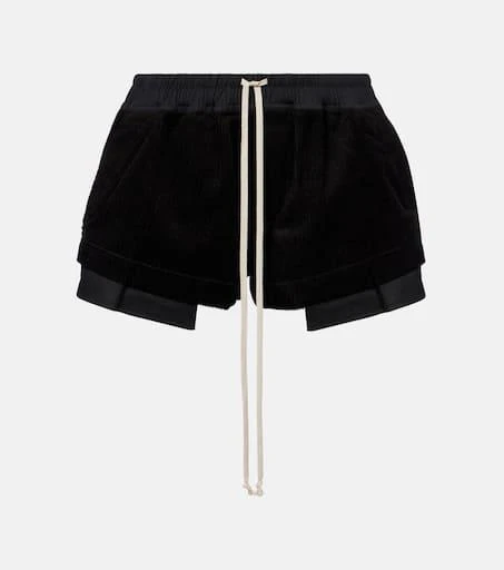 Rick Owens Fog cotton and linen shorts 1