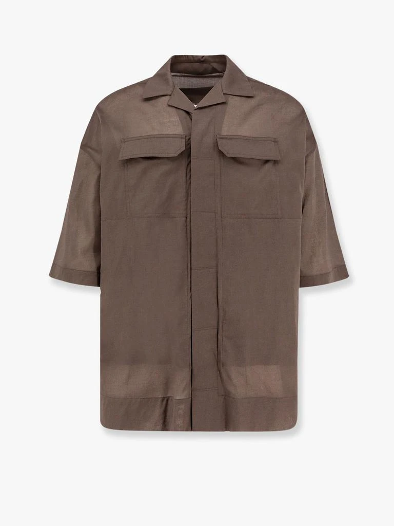 Rick Owens Camicia magnum tommy in cotone organico certificato 1