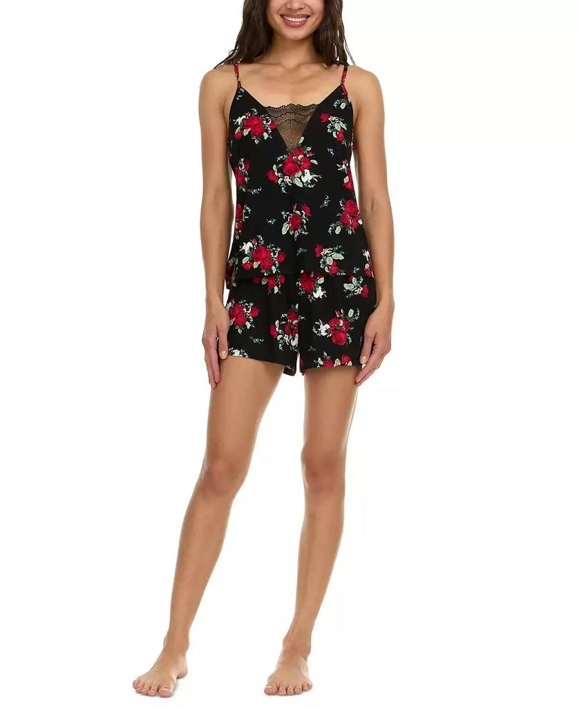 Flora Nikrooz Women's Jo Floral Cami & Shorts Sleep Set 1