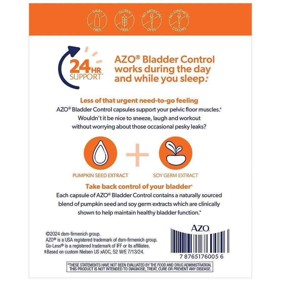 AZO Bladder Control Daily Supplement, Capsules 2