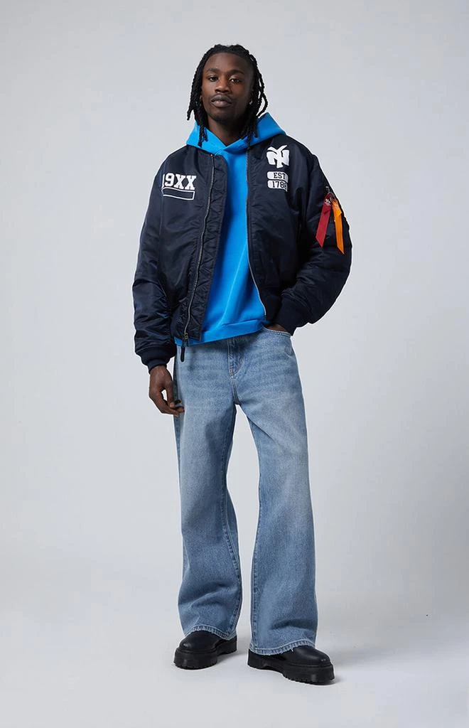 PacSun Jordan Baggy Bootcut Jeans Light Indigo 2