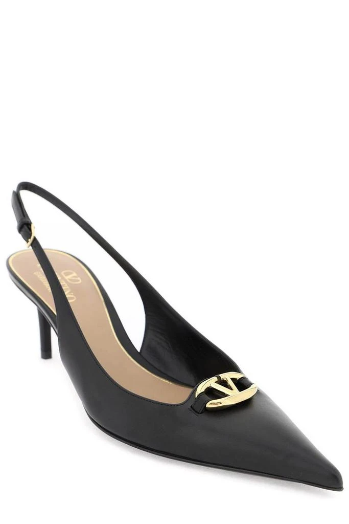 Valentino Valentino VLogo Signature Pointed Toe Slingback Pumps 2