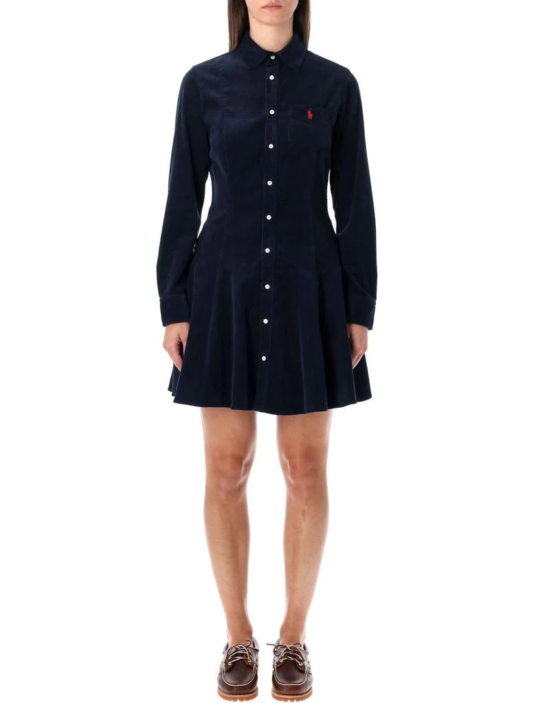 knee length dresses for ladies Cobblestone Heather Jersey Knit Crewneck Mini Dress