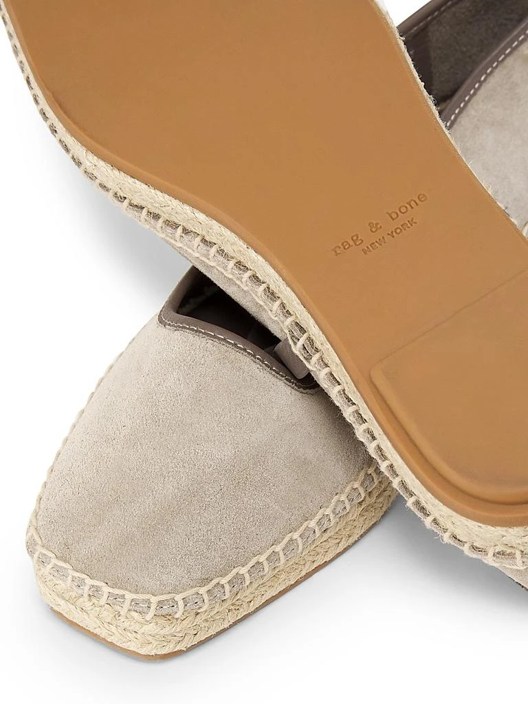 Rag & Bone Spire Leather Mary Jane Espadrilles 6