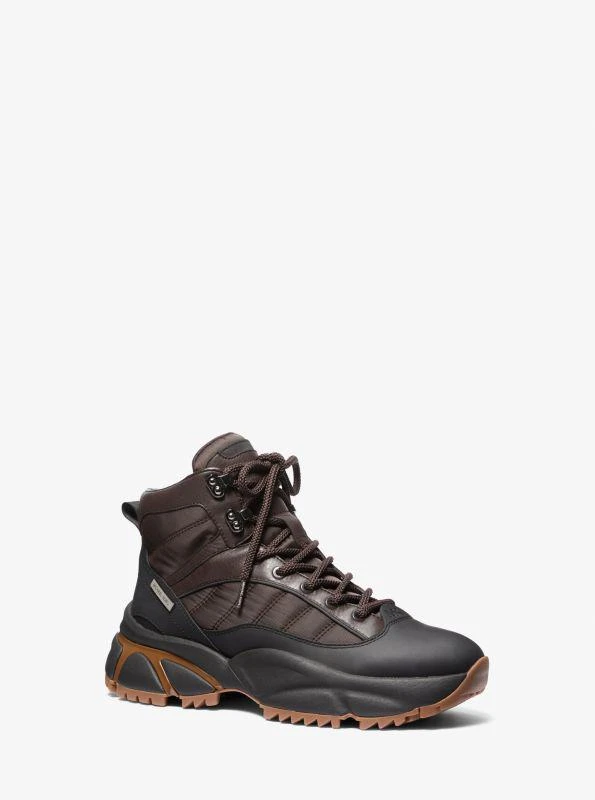 Michael Kors Logan Waterproof Leather Urban Trekking Boot 1
