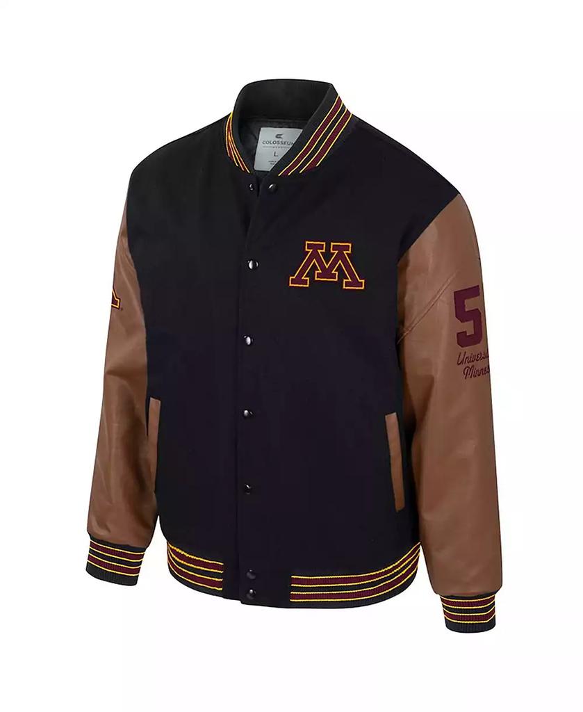 Colosseum Men's Letterman Full-Snap Varsity Jacket