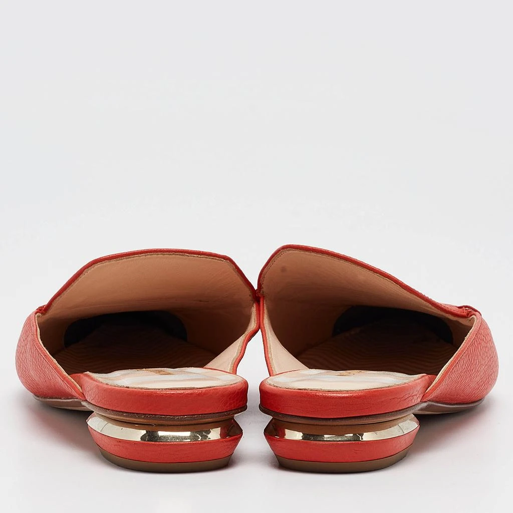 Nicholas Kirkwood Nicholas Kirkwood Red Leather Beya Pointed Toe Mules Size 41 5