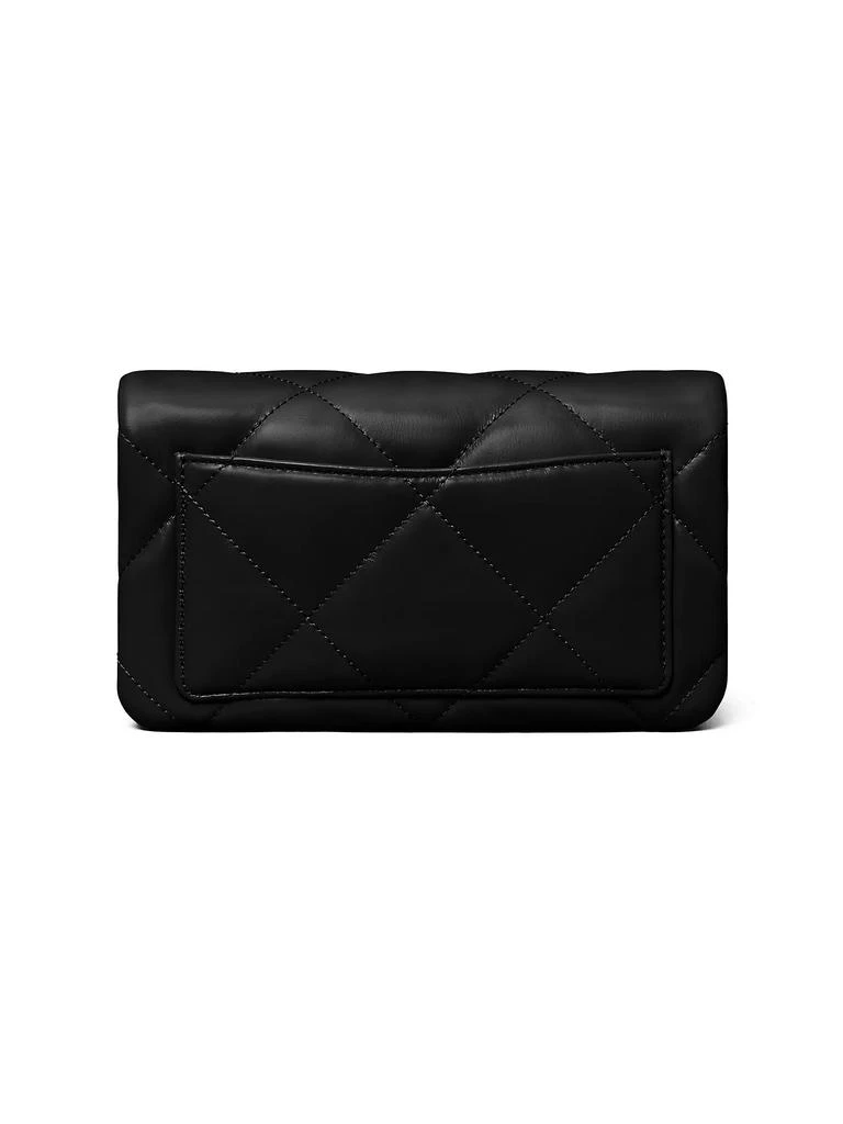 Tory Burch Kira Diamond Leather Chain Wallet 4