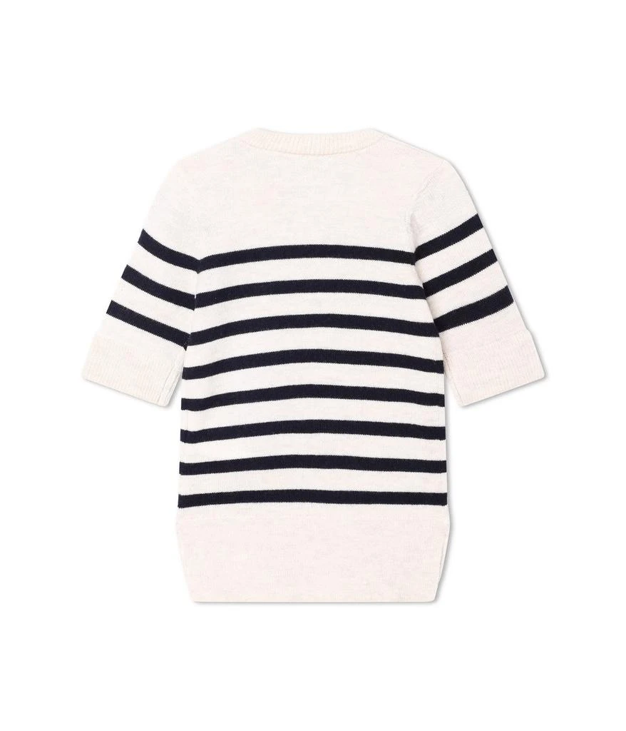 预计3周后发货 Zadig & Voltaire Kids Robe - Ecru Marine - Bébé Fille - Zadig & Voltaire Kids 2