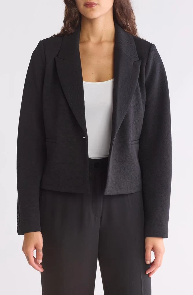 Nordstrom Textured Knit Crop Blazer 1