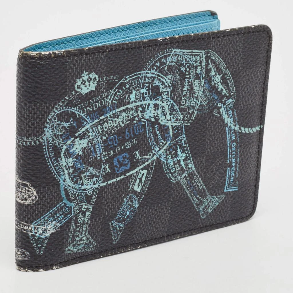 Louis Vuitton Louis Vuitton Damier Graphite Canvas Animal Slender Wallet 5