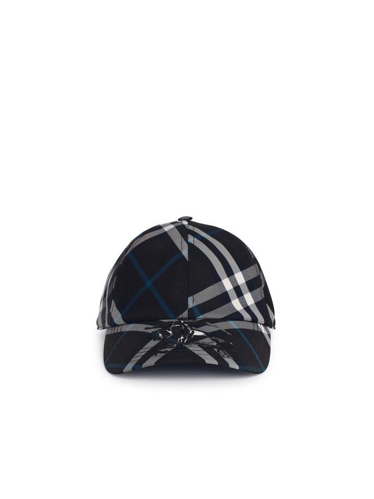 Burberry Burberry 'Check' Dark Green Polyester Baseball Cap