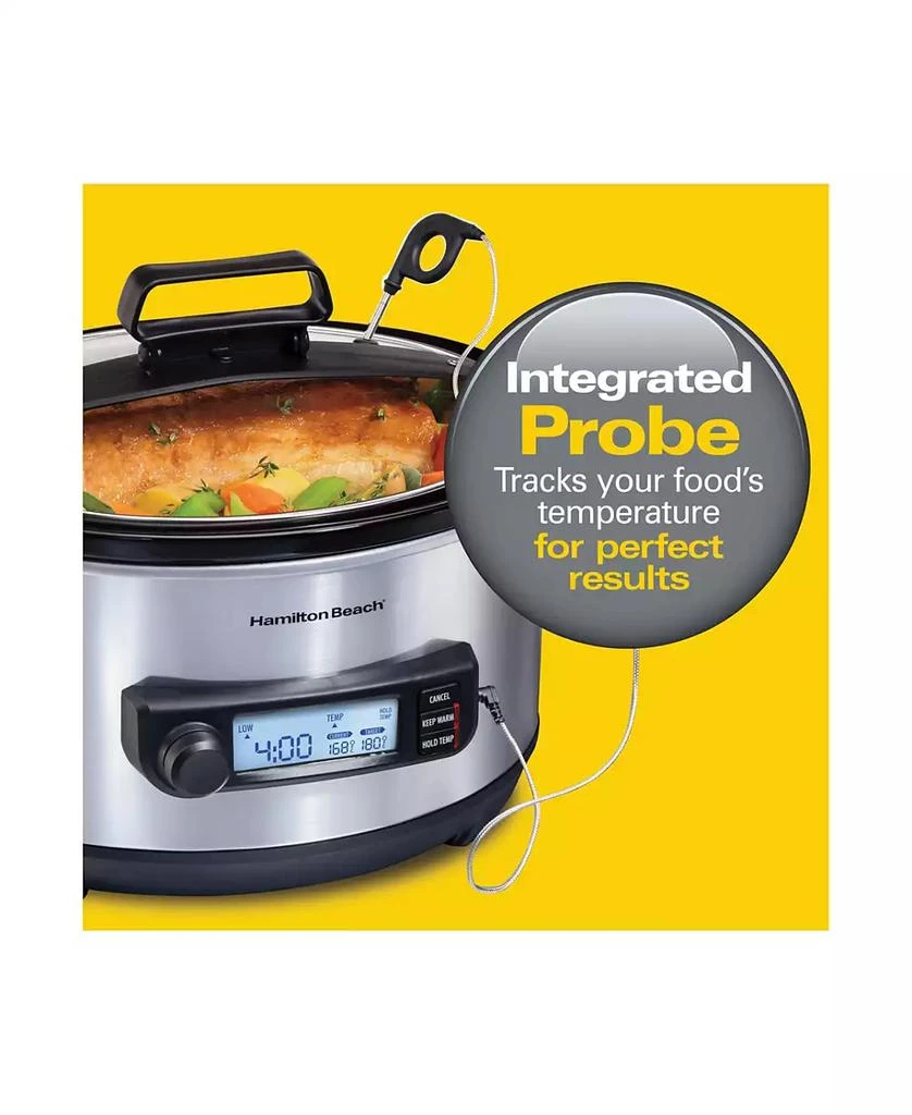 Hamilton Beach Temp Tracker 6 Qt. Slow Cooker - 33867 4