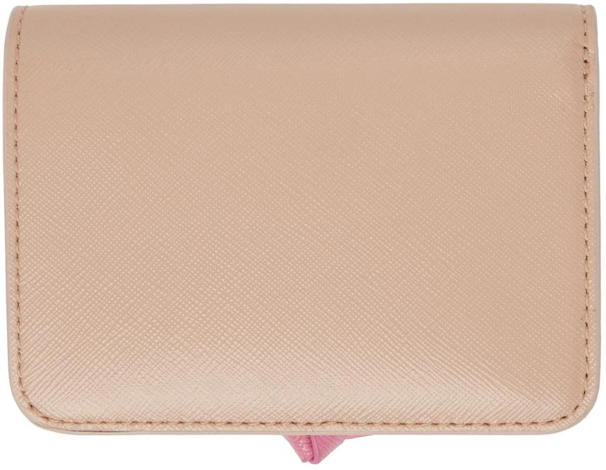 Marc Jacobs Pink & Off-White 'The Utility Snapshot Mini Compact' Wallet 2