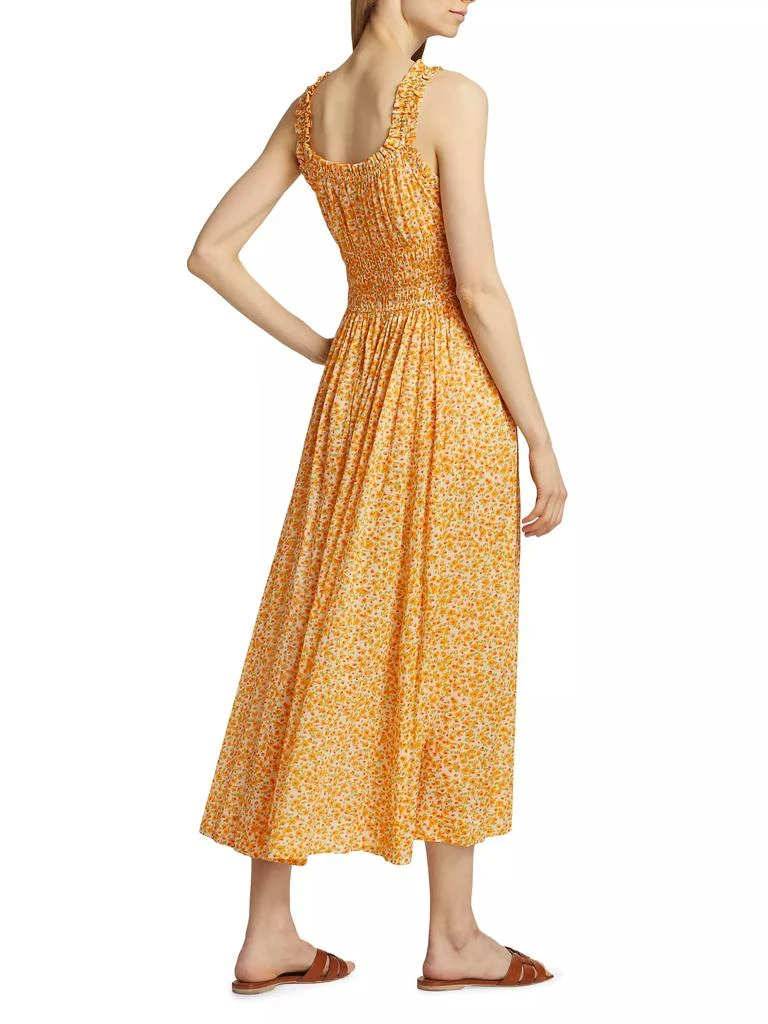 DÔEN Emmaretta Floral Cotton Midi-Dress 5