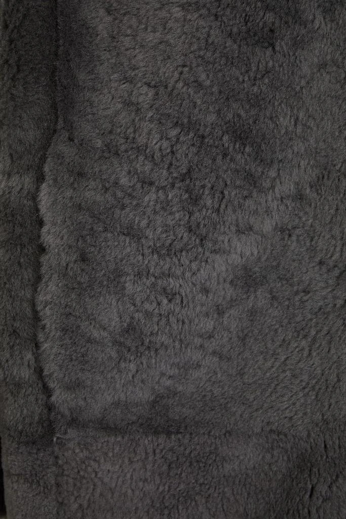 Karl Donoghue Wrap-effect shearling coat 4
