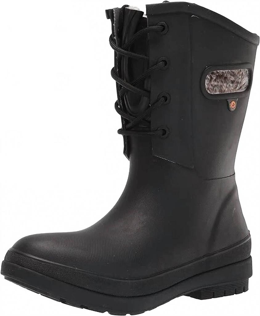 Bogs Women's Plush Lined Amanda Boots In Black