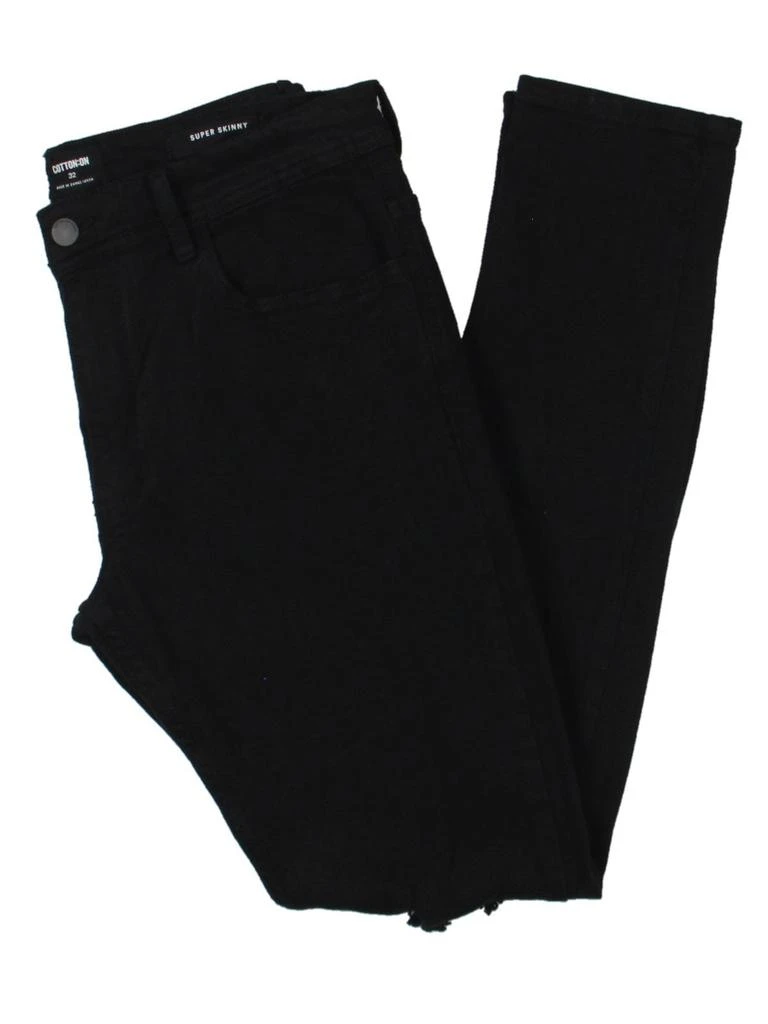 Cotton On Mens Ripped Stretch Skinny Jeans 1