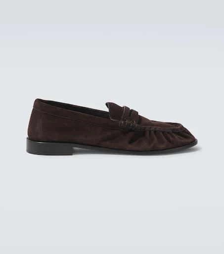 Yves Saint Laurent Le Loafer suede penny loafers 1