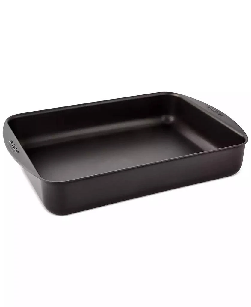 Scanpan Classic 3.25 qt, 13.5" x 8.75", 34cm x 22cm Nonstick Roasting Pan, Black 1