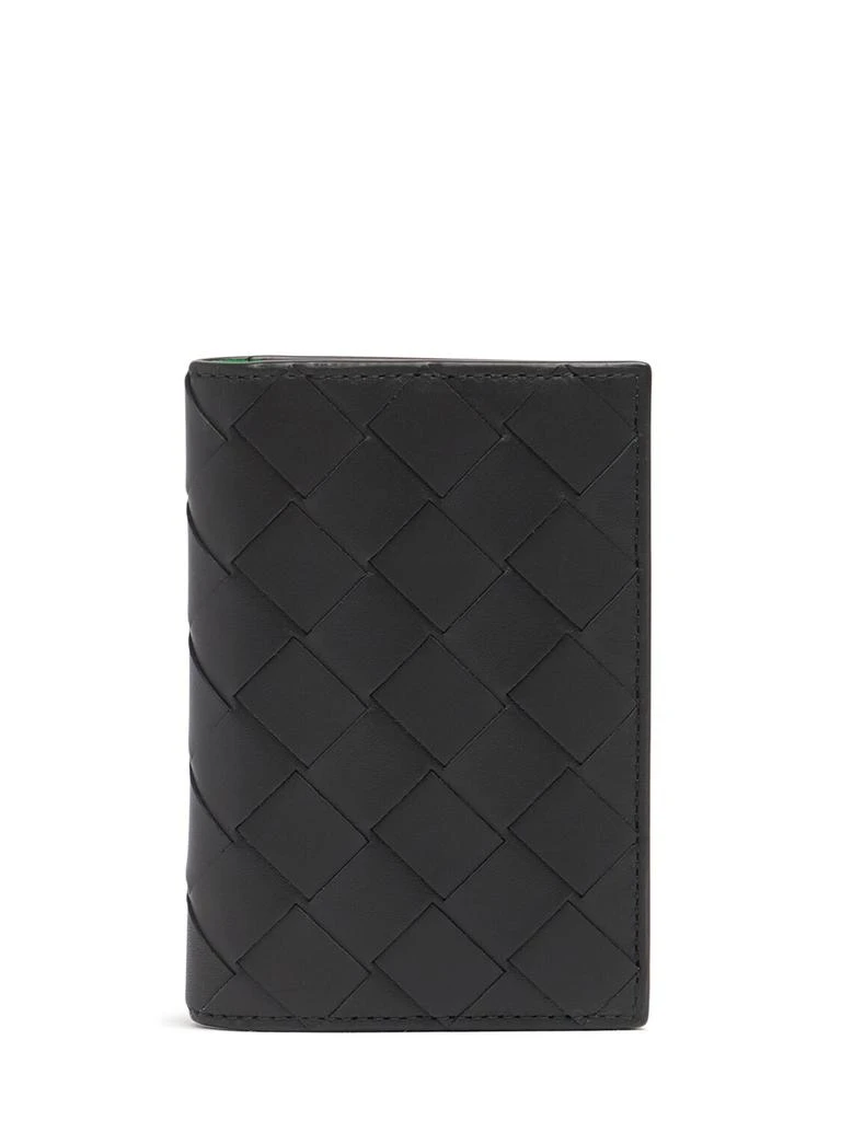 Bottega Veneta Intrecciato Leather Flap Card Case 1