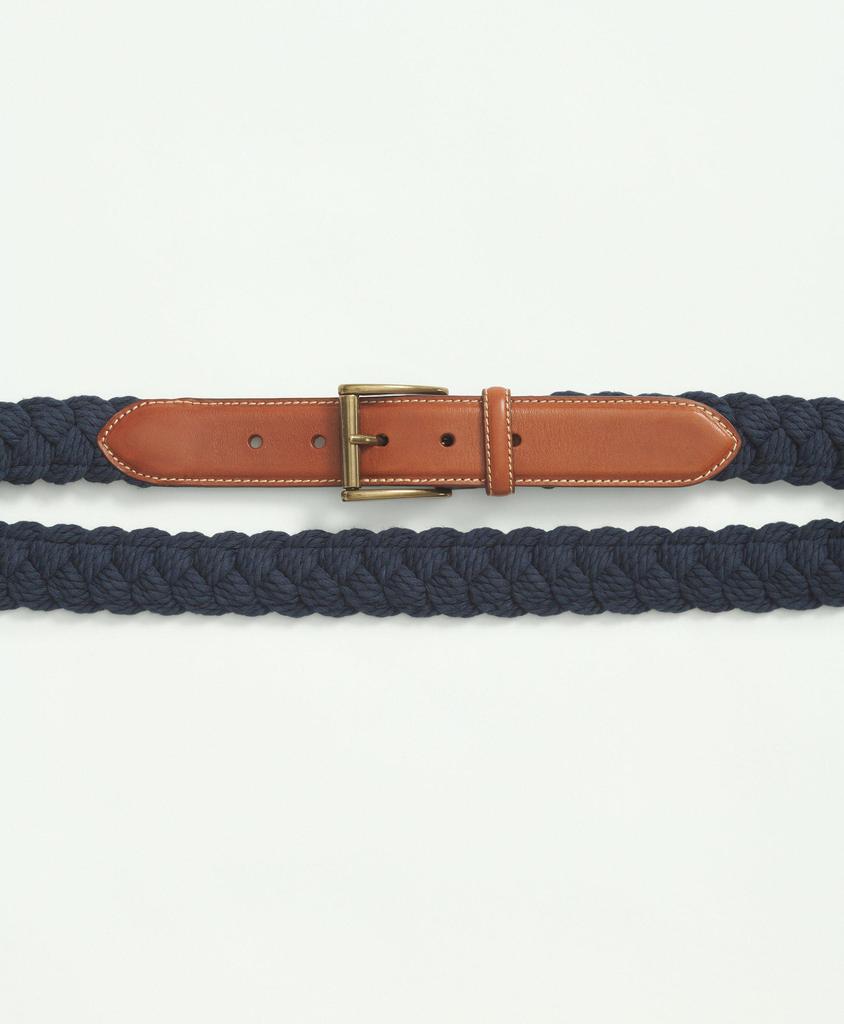 Brooks Brothers Braided Cotton Belt