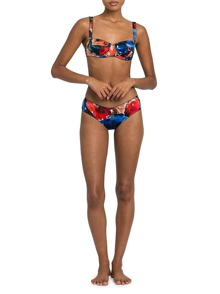 Dolce & Gabbana Floral Silk-Blend Underwire Bra 2