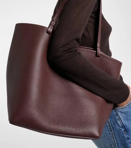 The Row Park Three leather tote bag 2