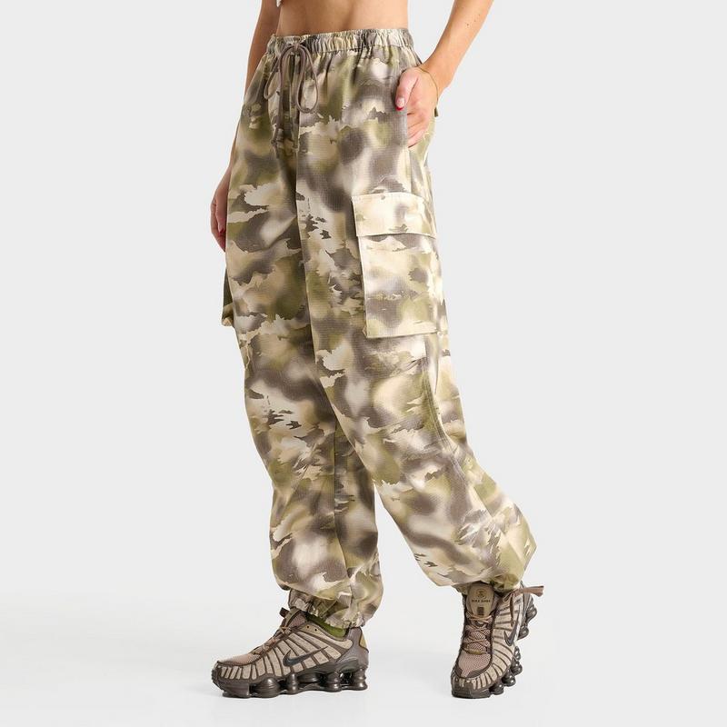 【Open Yy】CAMO ROLLED WAIST CARGO PANTS Open YY - Camo Rolled Waist Cargo Pants | HBX