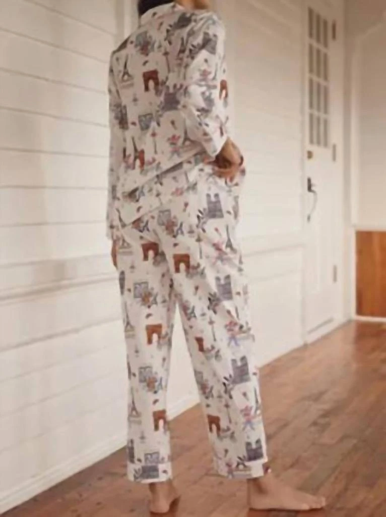 Printfresh Printfresh - Paris Getaway Long Pajama Set 2