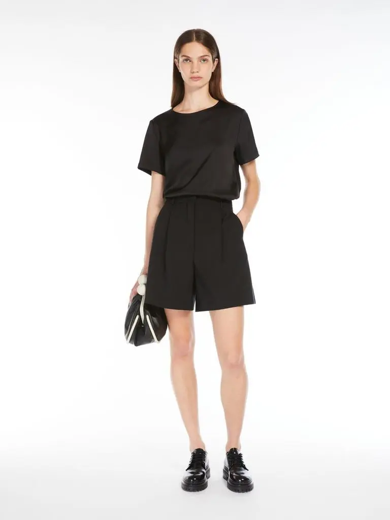 Weekend Max Mara Satin and jersey t-shirt 4