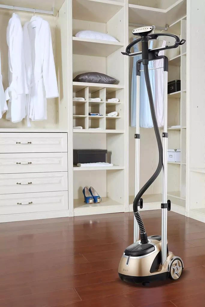 SALAV Professional Garment Steamer with Retractable Power Cord and Foot Pedal Control, GS49-DJ 2