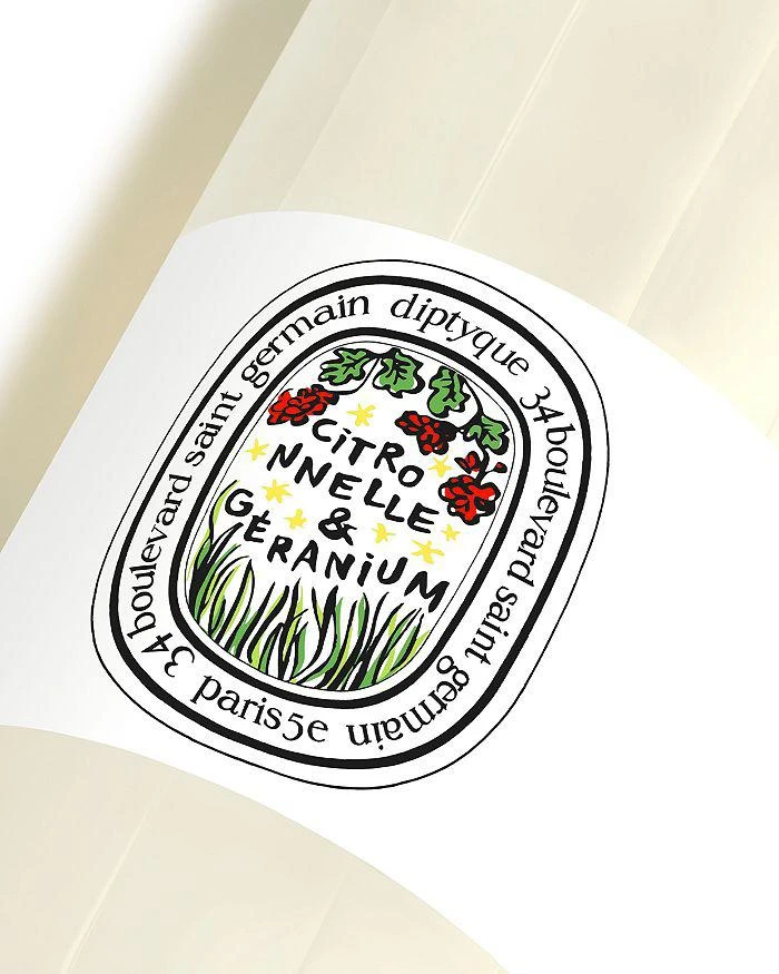 Diptyque Citronnelle (Lemongrass) & Geranium Scented Cleansing Hand & Body Gel 6.6 oz. 3