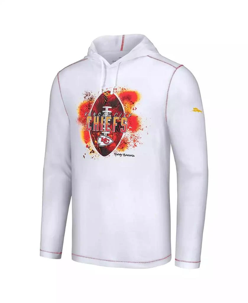 Tommy Bahama Men's White Kansas City Chiefs Graffiti Touchdown Pullover Hoodie 3