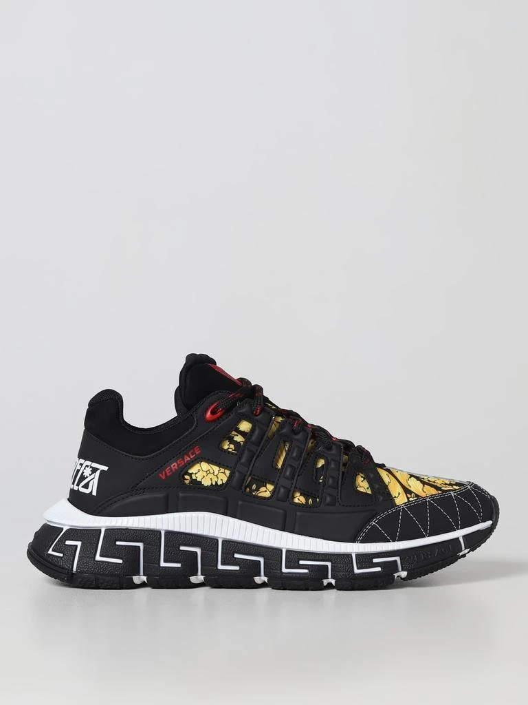 VERSACE Trigreca Versace sneakers in leather and nylon 1