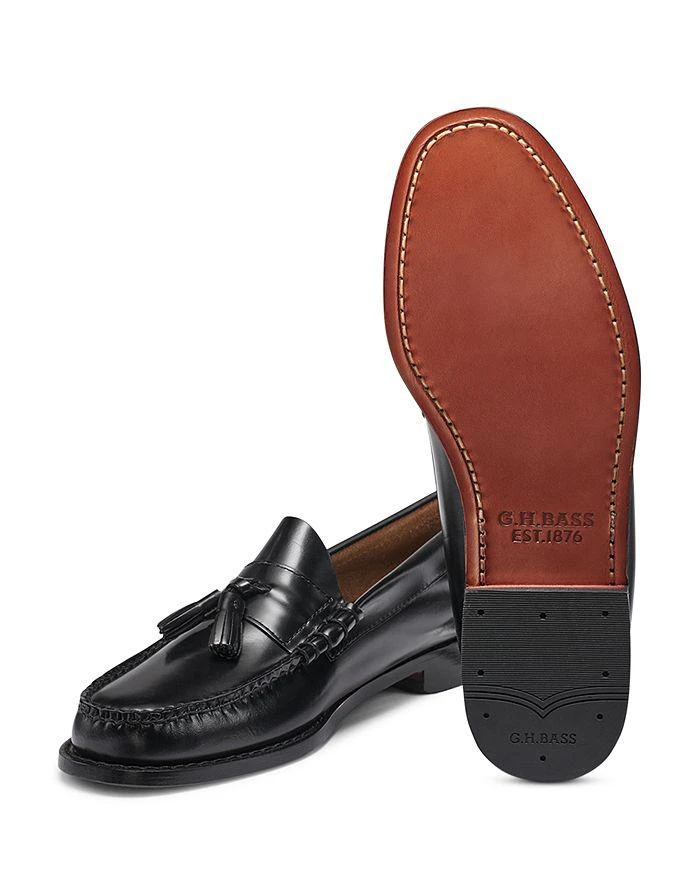 G.H.BASS Men's Lennox Weebaz Slip On Tassel Loafers 5