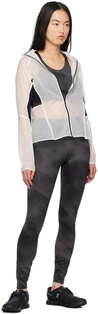 On Gray Performance Graphic Sport Bra 4