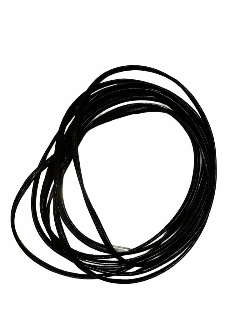 Maslo Jewelry Women
s Leather Wrap Belt In Black