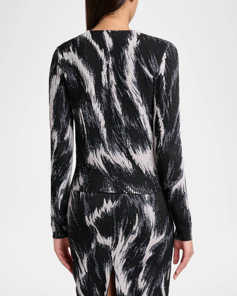 Givenchy V-Neck Cropped Cardigan 3