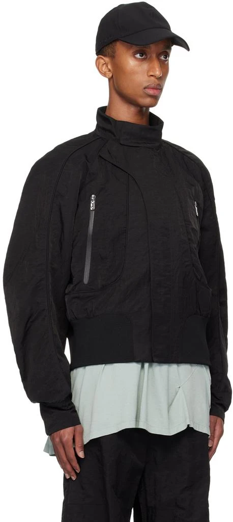 A. A. Spectrum Black Speedway Shell Bomber Jacket 2