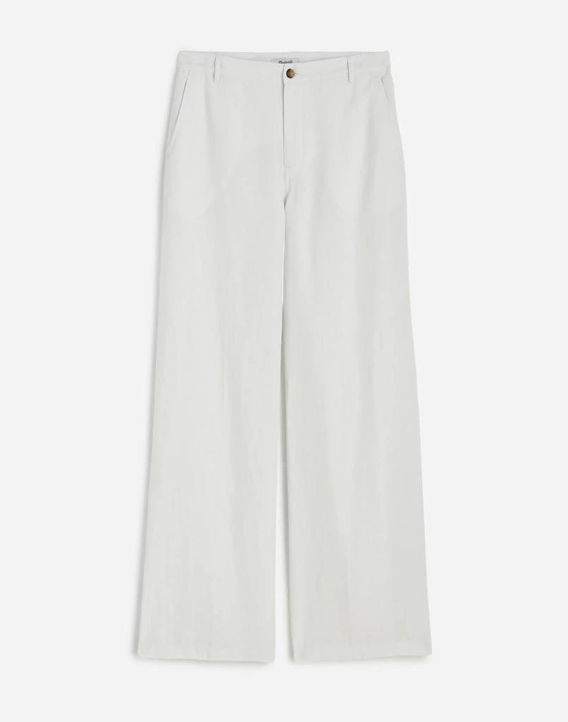 Madewell The Zoe Relaxed Wide Pant in 100% Linen 6