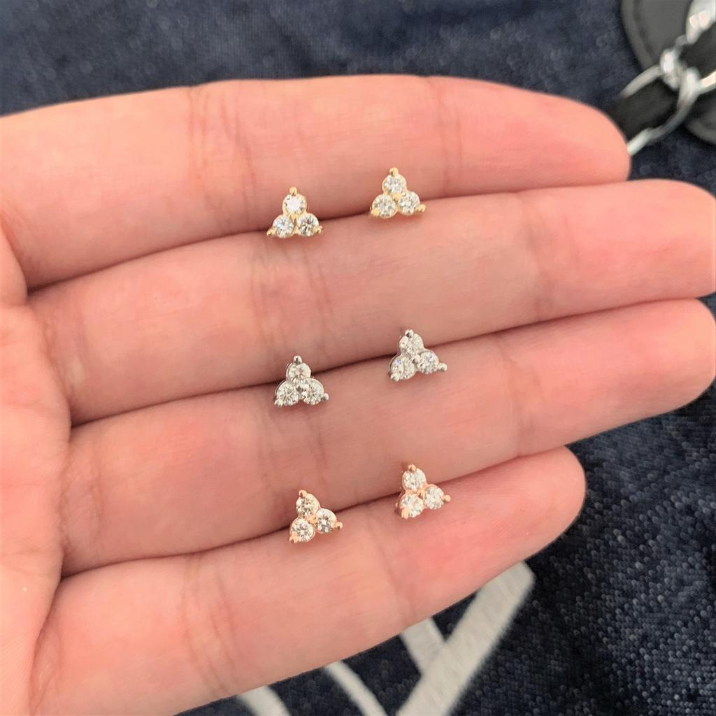 Sabrina Designs 14k Gold & Diamond Stud Earrings