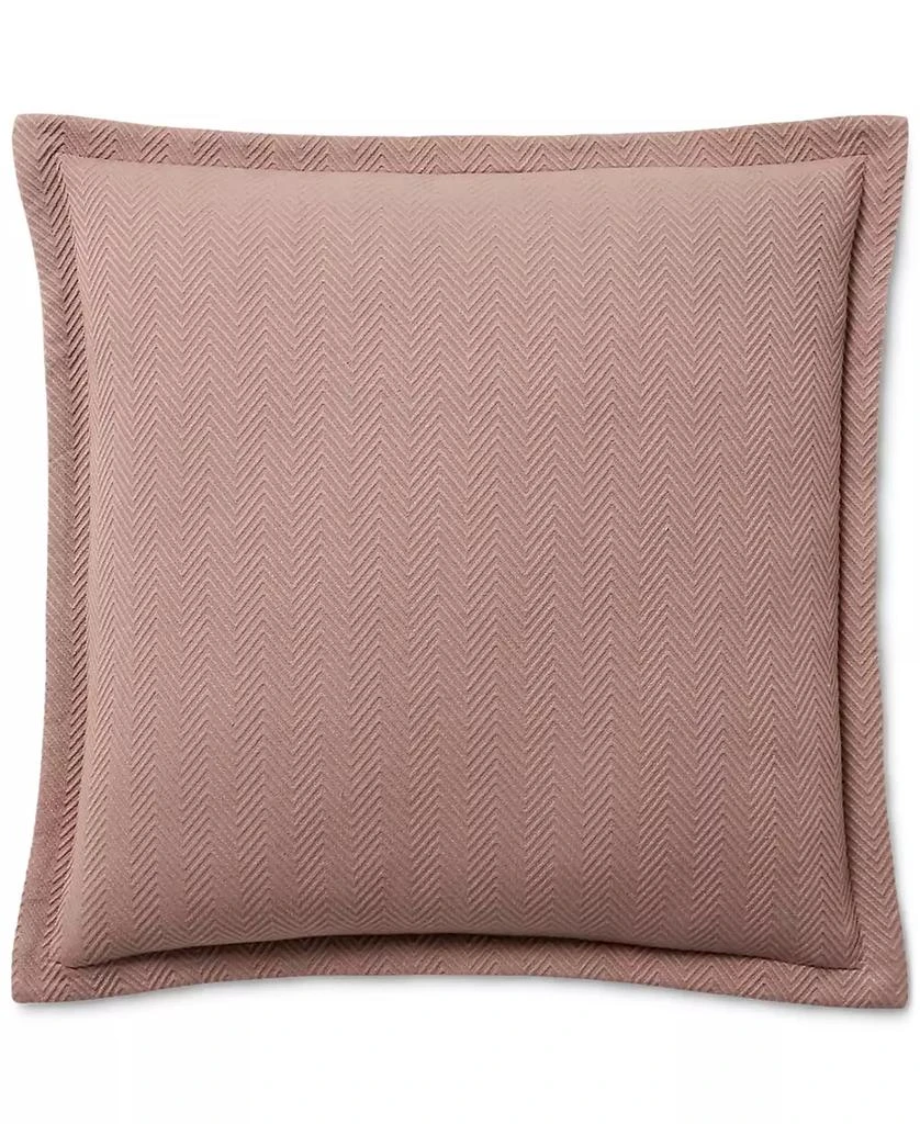 Ralph Lauren Hallie Herringbone Decorative Pillow, 20" x 20" 1