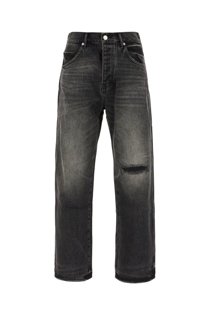 PURPLE BRAND/Twisted Baggy ジーンズ Purple Brand Twisted Coated Baggy Wide Leg Jeans - Pants